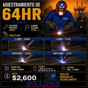 Adiestramiento 64hr  (Alambre & Electrodo)