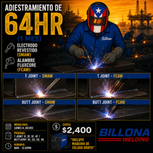 Adiestramiento 64hr  (Electrodo & Alambre)