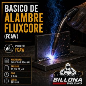 Taller Básico de alambre Fluxcore